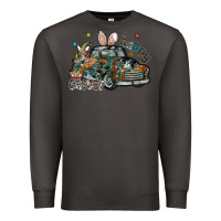 Smoke Happy Easter Premium Sweatshirt - CowhideDigitalArt