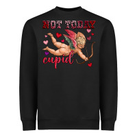 Black not today cupid Heavyweight Sweatshirt - OliviaCreatesArt