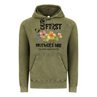 Vintage Olive Our Fırst Mother's day Mommy & Scarlette 2020 Vintage Hoodie - Bettercallsaul