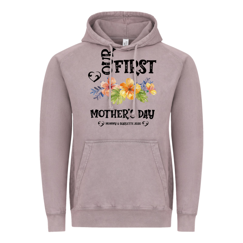 Our Fırst Mother's Day Mommy & Scarlette 2020 Vintage Hoodie by Bettercallsaul | Teevron