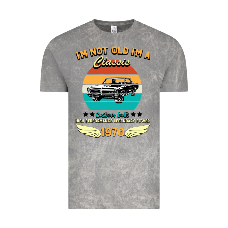 Vintage 50th Birthday I'm Not Old I'm A Classic Born In 1970 Vintage Tee by Bettercallsaul | Teevron