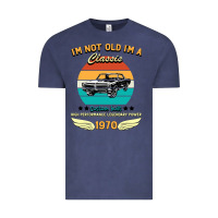 Vintage Denim Vintage 50th Birthday I'm Not Old I'm A Classic Born In 1970 Vintage Tee - Bettercallsaul