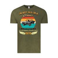 Vintage Olive Vintage 50th Birthday I'm Not Old I'm A Classic Born In 1970 Vintage Tee - Bettercallsaul