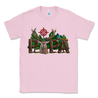Bubblegum Pink Western Papa Deer Hunting Classic Tee - LillyAllenDesigns