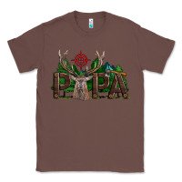 Chestnut Western Papa Deer Hunting Classic Tee - LillyAllenDesigns