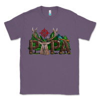 Lavender Western Papa Deer Hunting Classic Tee - LillyAllenDesigns