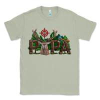 Matcha Western Papa Deer Hunting Classic Tee - LillyAllenDesigns