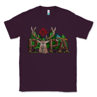 Plum Western Papa Deer Hunting Classic Tee - LillyAllenDesigns