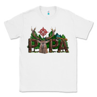 White Western Papa Deer Hunting Classic Tee - LillyAllenDesigns