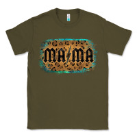 Army Green Leopard Patterned Mama Tried Classic Tee - Bettercallsaul