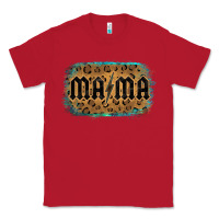 Red Leopard Patterned Mama Tried Classic Tee - Bettercallsaul