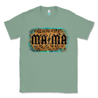 Sage Leopard Patterned Mama Tried Classic Tee - Bettercallsaul