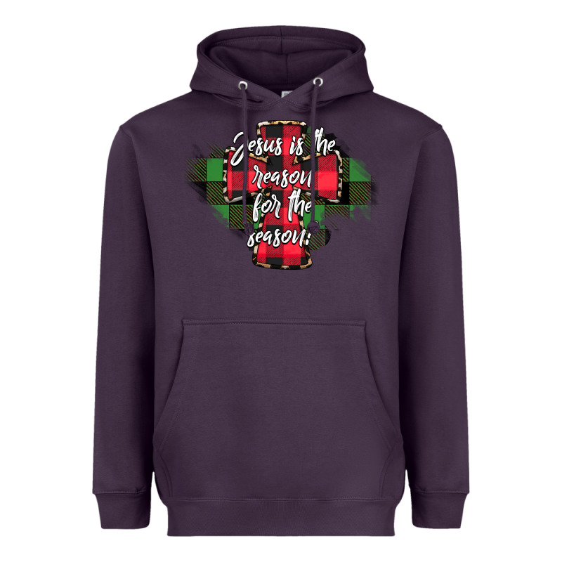 Jesus Is The Reason For The Season Heavyweight Hoodie by CowhideDigitalArt | Teevron