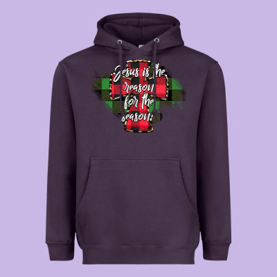 Jesus Is The Reason For The Season Heavyweight Hoodie Designed By Cowhidedigitalart