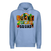 Colony Blue lucky teacher squad Premium Hoodie - FaDigitalArtStudio
