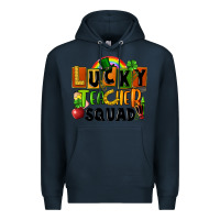 Navy lucky teacher squad Premium Hoodie - FaDigitalArtStudio