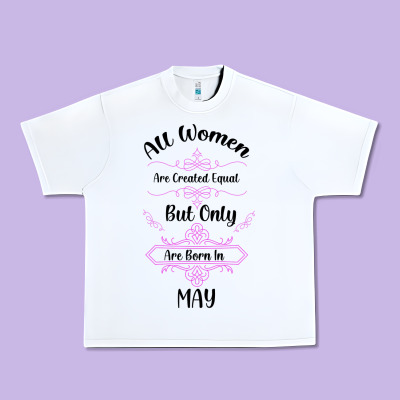 All Women Are Created Equal But Only The Smartest Are Born In May Urban Heavy Tee Designed By Bettercallsaul