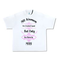 White all women are created equal but only the smartest are born in may Urban Heavy Tee - Bettercallsaul