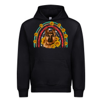 Black german shepherd rainbow Urban Hoodie - Artiststas