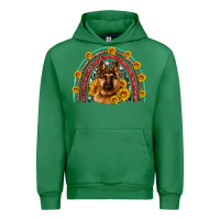 Emerald german shepherd rainbow Urban Hoodie - Artiststas