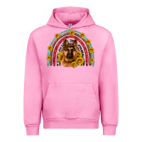 Fuchsia Pink german shepherd rainbow Urban Hoodie - Artiststas