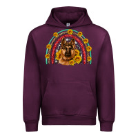 Mauve Wine german shepherd rainbow Urban Hoodie - Artiststas