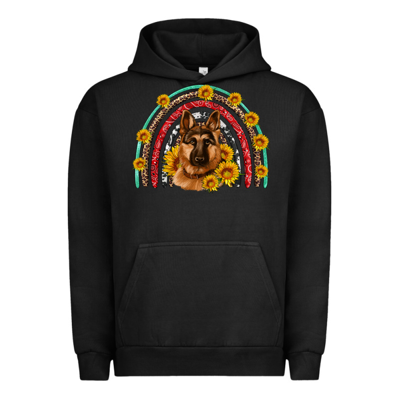German Shepherd Rainbow Urban Hoodie by Artiststas | Teevron