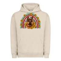 Pigment French Oak german shepherd rainbow Urban Hoodie - Artiststas