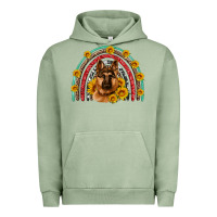 Pigment Oil Green german shepherd rainbow Urban Hoodie - Artiststas