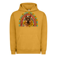 Pigment Peanut Butter german shepherd rainbow Urban Hoodie - Artiststas