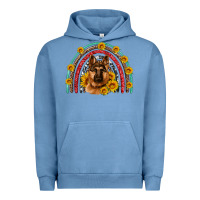 Pigment Pebble Blue german shepherd rainbow Urban Hoodie - Artiststas