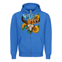 True Royal Western Wild West Rodeo Zipper Hoodie - BundleAndBundleShop