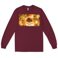 Burgundy gobble til you wobble Long Sleeve Tee - TumblerDesignByShophia
