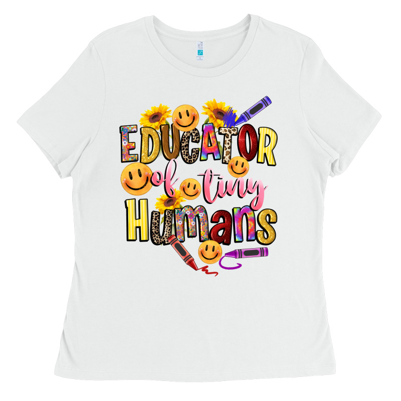 Educator Of Tiny Humans Ladies Tee by NancyCooperArtShop | Teevron
