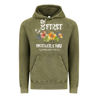 Vintage Olive Our Fırst Mother's day Mommy & Scarlette 2020 Vintage Hoodie - Bettercallsaul