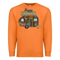 Carrot Happy Camper Premium Sweatshirt - CowhideDigitalArt