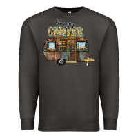 Smoke Happy Camper Premium Sweatshirt - CowhideDigitalArt