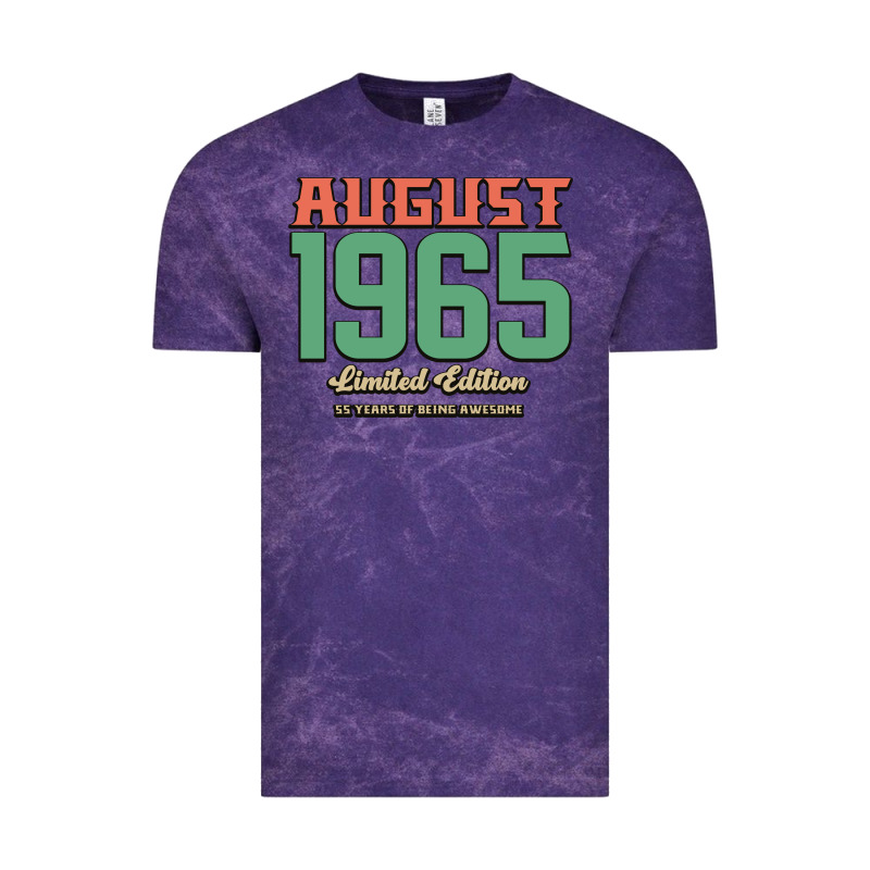 August 1965 Limited Edition 55 Years Of Being Awesome Vintage Tee by Bettercallsaul | Teevron