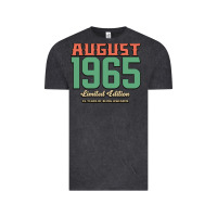 Vintage Black August 1965 Limited Edition 55 Years Of Being Awesome Vintage Tee - Bettercallsaul