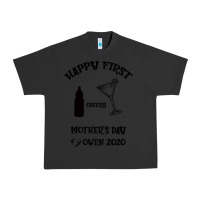 Pigment Black Happy Fırst Cheers Mother's Day Owen 2020 Urban Heavy Tee - Bettercallsaul