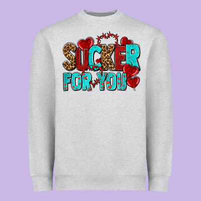 Sucker For You Olivia Heavyweight Sweatshirt Designed By Oliviacreatesart