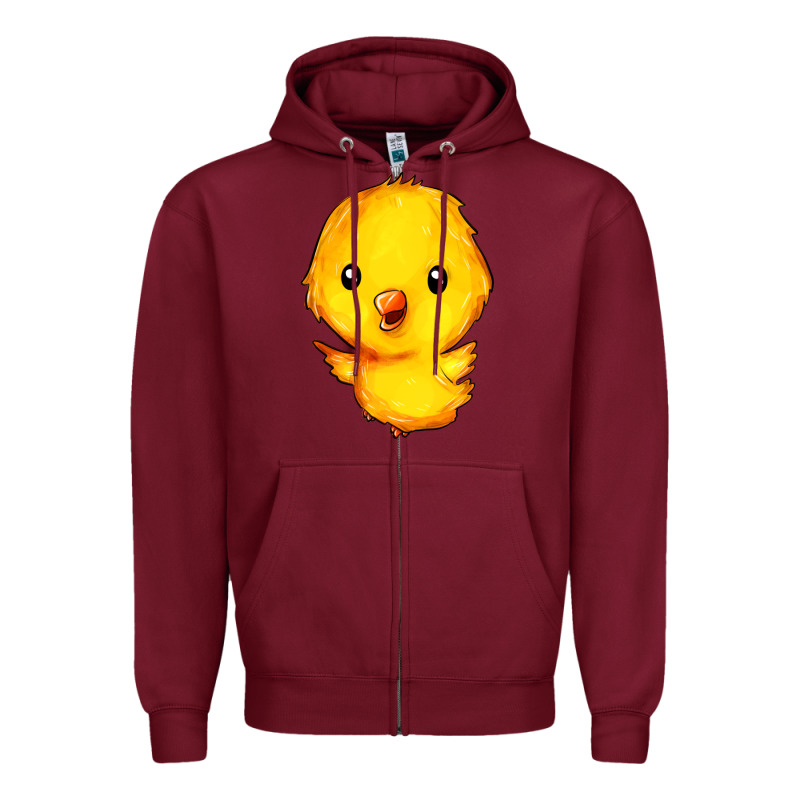 Chick Zipper Hoodie by FaDigitalArtStudio | Teevron