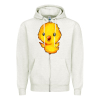 Oatmeal Heather chick Zipper Hoodie - FaDigitalArtStudio