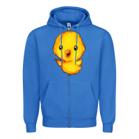 True Royal chick Zipper Hoodie - FaDigitalArtStudio