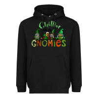 Black st patricks day gnomes Heavyweight Hoodie - CowhideDigitalArt