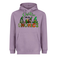 Lavender st patricks day gnomes Heavyweight Hoodie - CowhideDigitalArt