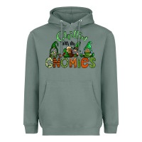 Sage st patricks day gnomes Heavyweight Hoodie - CowhideDigitalArt