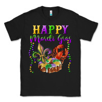 Black happy mardi gras fleur de lis king cake crawfish Classic Tee - RanaPortraitStore