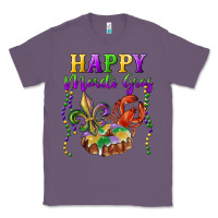Lavender happy mardi gras fleur de lis king cake crawfish Classic Tee - RanaPortraitStore