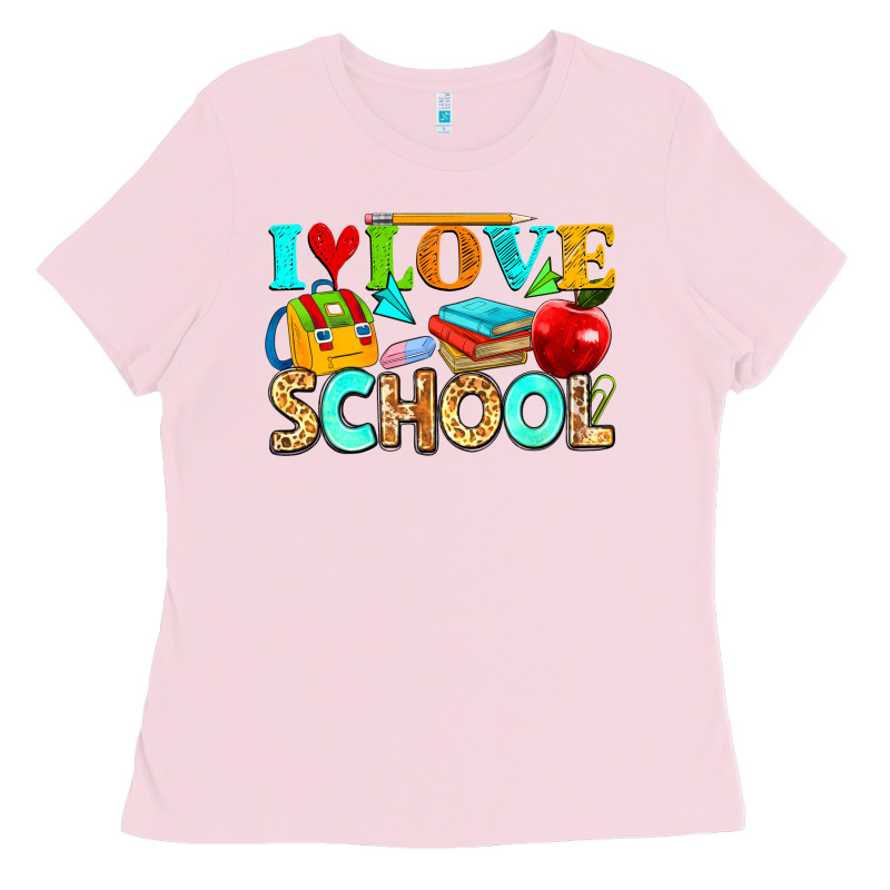 I Love School Ladies Tee by NancyCooperArtShop | Teevron